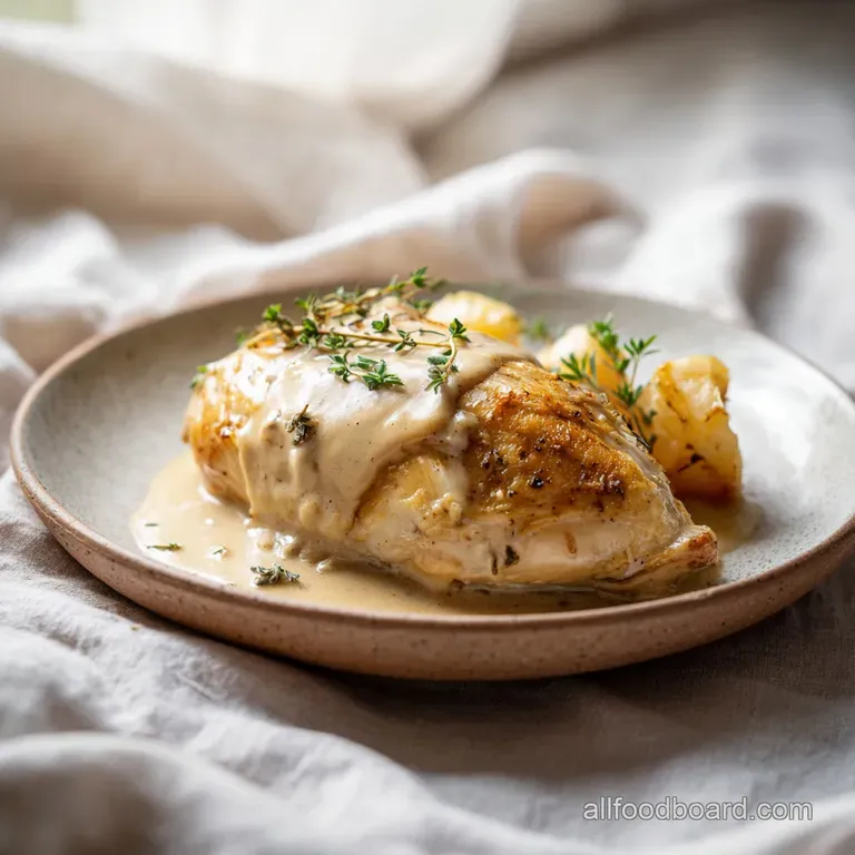 Crockpot Chicken and Gravy: Creamy and Tender