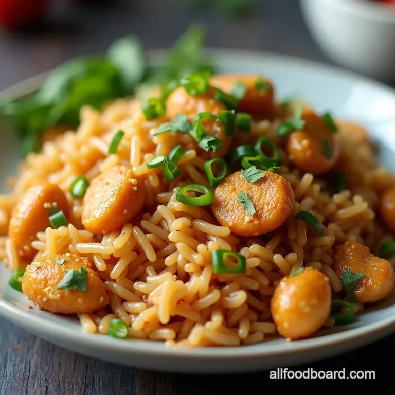 The Lazy Gourmets Slow Cooker Chicken Fried Rice All the Takeout Flavour None of the Frying Fuss