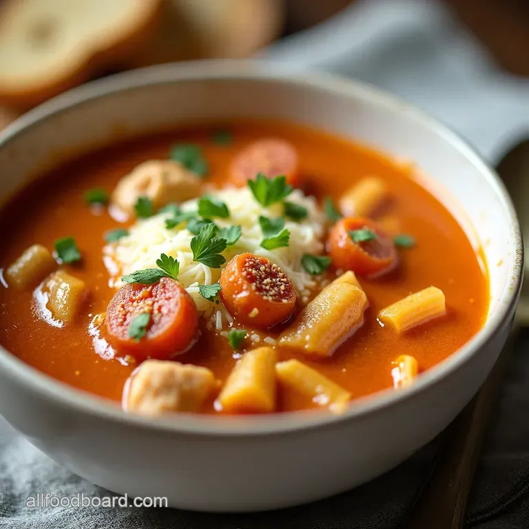 The Ultimate Crockpot Chicken Parmesan Soup A Cozy Italian Hug in a Bowl