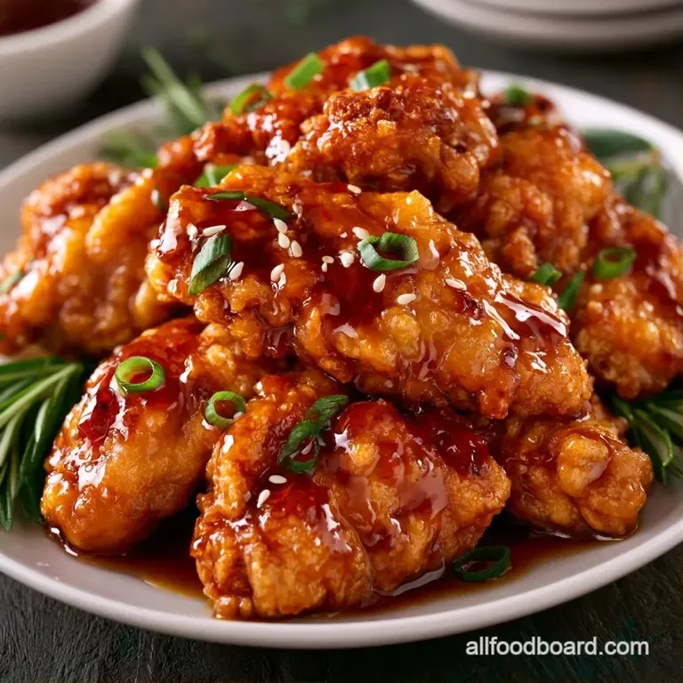 Plated succulent chicken thighs glazed in savory sauce, garnished with fresh parsley on a minimalist white plate.