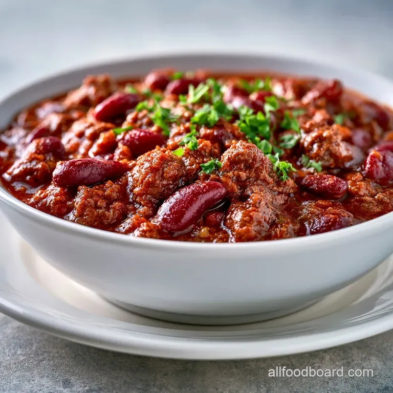 Crockpot Ground Beef Chili: Rich and Velvety