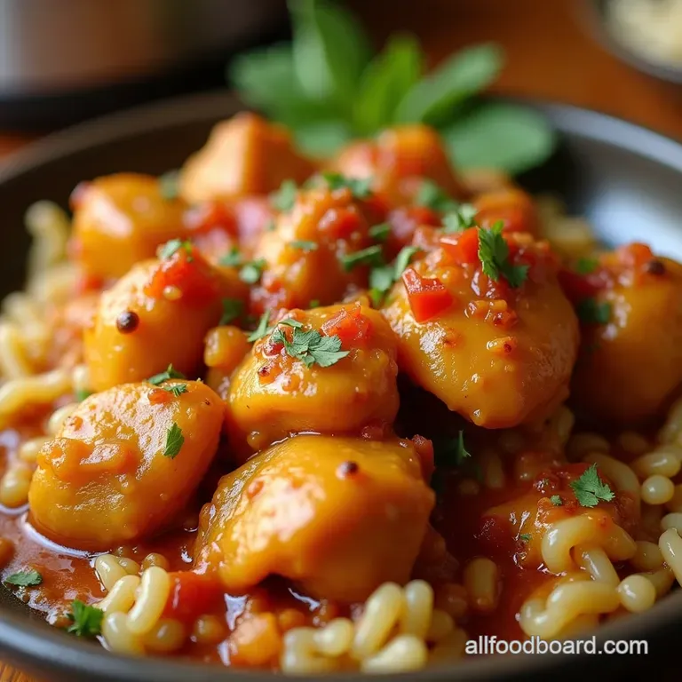 The Easiest Slow Cooker Sweet Tangy Aloha Chicken presentation
