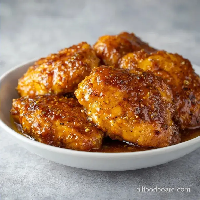 Crockpot Honey Garlic Chicken: Sticky and Tender