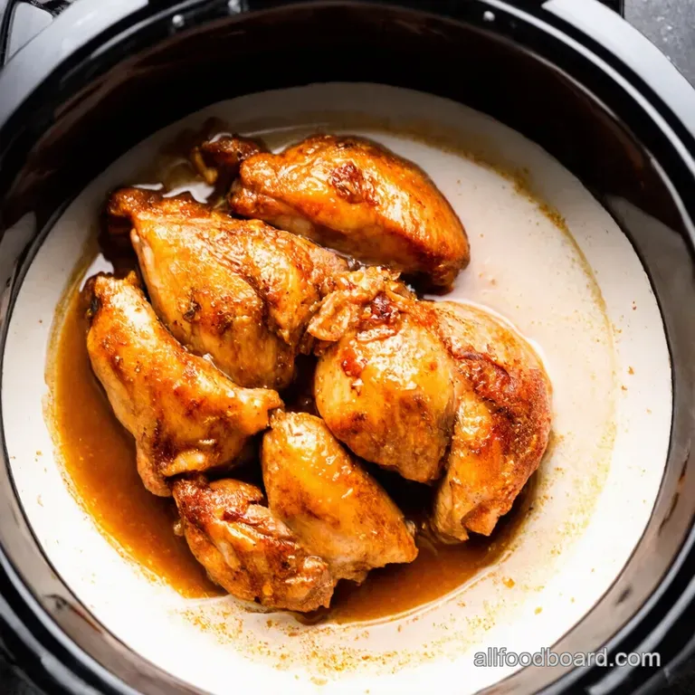 Easy Crockpot Honey Garlic Chicken Bung it in Forget it