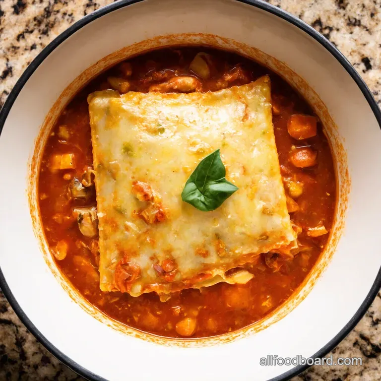 Crockpot Lasagna Soup Effortless Comfort in a Bowl presentation