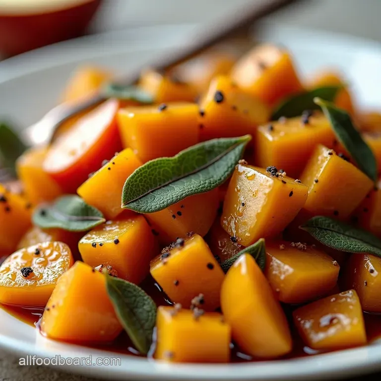 Crockpot Caramelized Butternut Squash and Apples with Maple Sage Slow Sweet Crockpot Caramelized Butternut Squash and Apples with Maple Sage