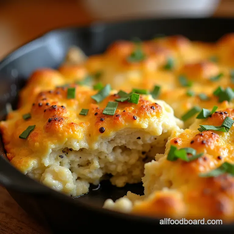The Golden Crunch Creamy Baked Poppy Seed Chicken Casserole presentation