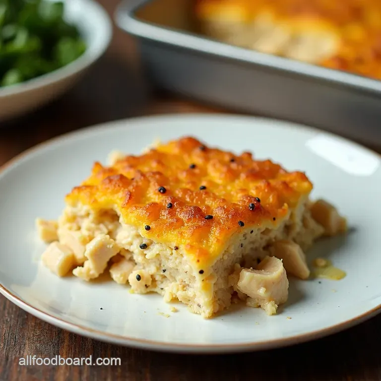 The Golden Crunch Creamy Baked Poppy Seed Chicken Casserole
