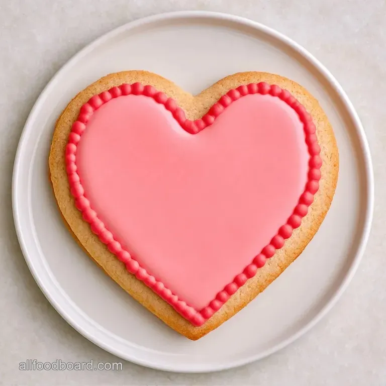 Cutest Valentines Day Sugar Cookie with Royal Icing