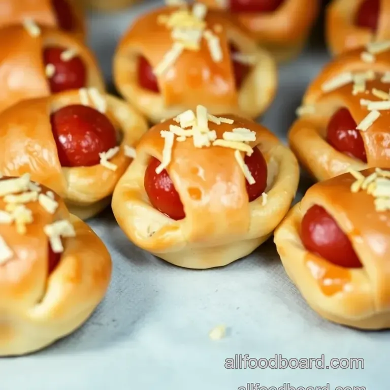 Decadent Mini Pigs in a Blanket: The Ultimate Comfort Snack presentation