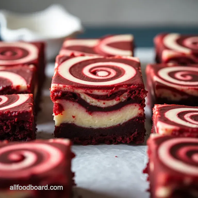 Red Velvet Cheesecake Brownies Easy Swirl Recipe