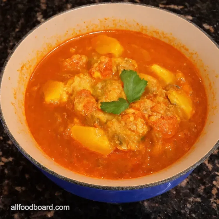 Deconstructed Stuffed Pepper Soup Onepot Comfort presentation