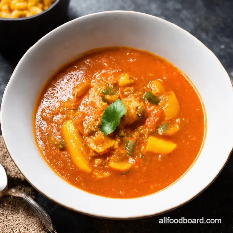 Deconstructed Stuffed Pepper Soup OnePot Comfort