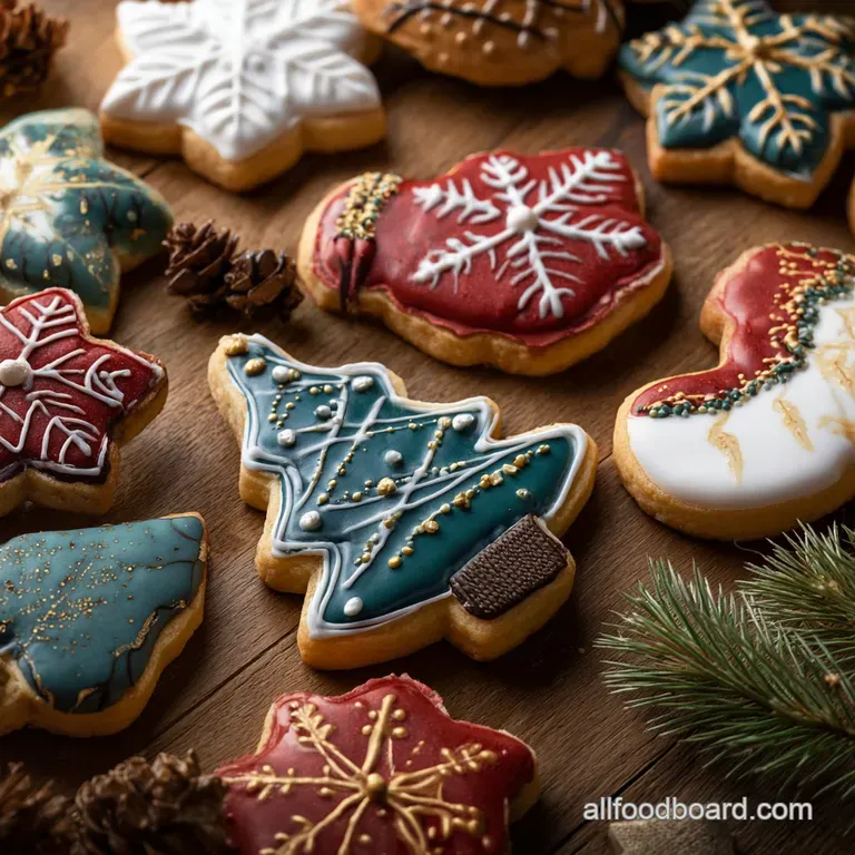 Decorated Christmas Cookies: the No-Spread Cut-Outs Royal Icing Masterclass presentation
