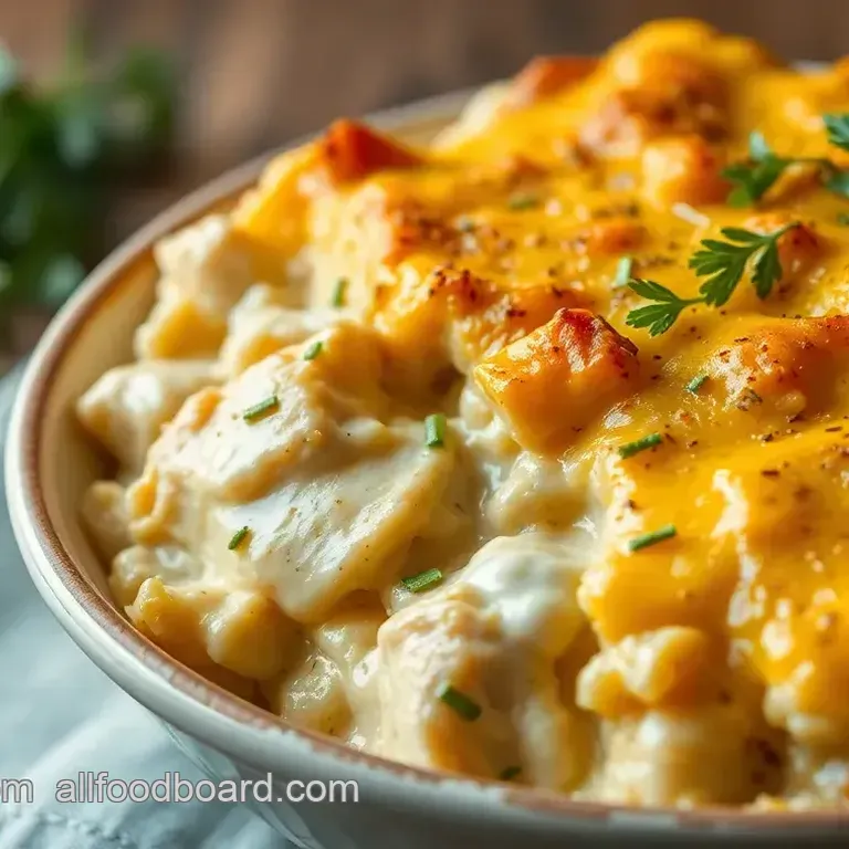 Bake Chicken Casserole with Ranch Flavor