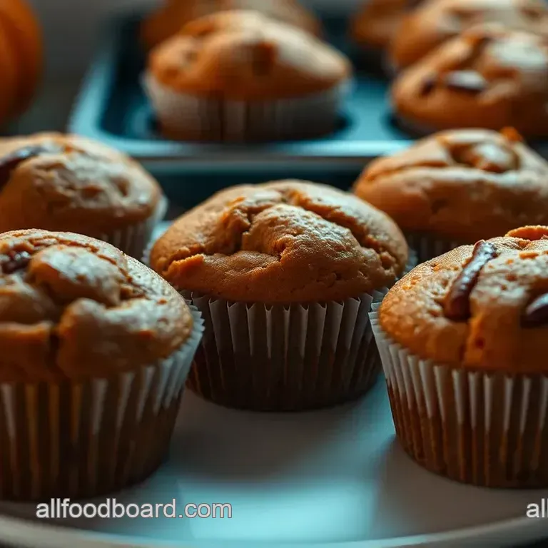Delicious Pumpkin Cake Mix Muffins