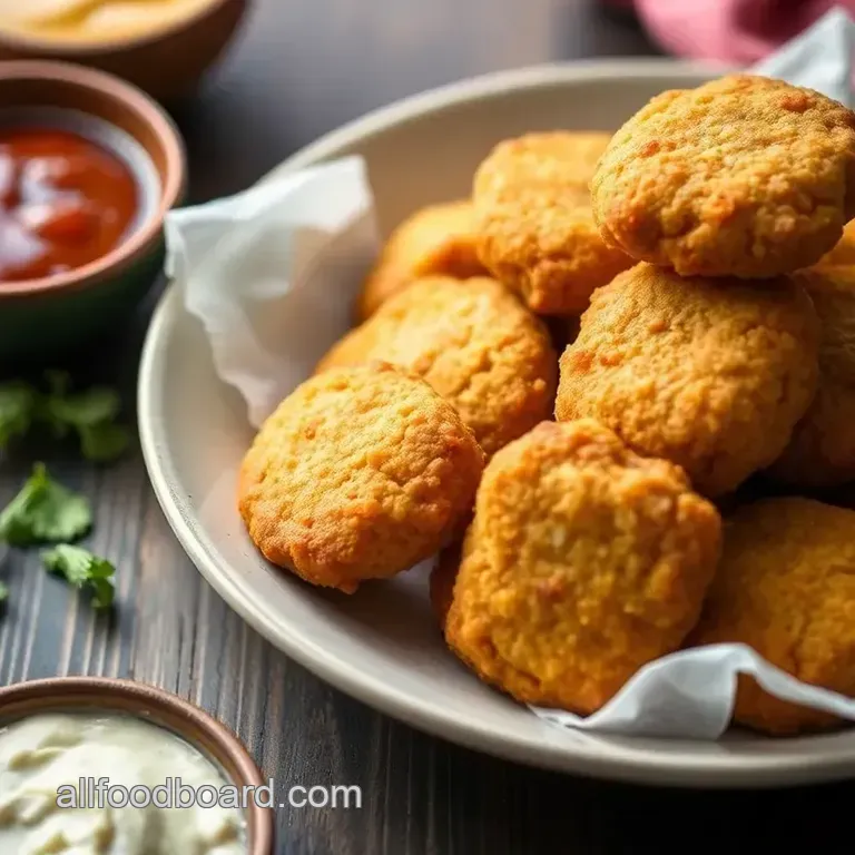 Crispy Fried Cornmeal Hush Puppies presentation