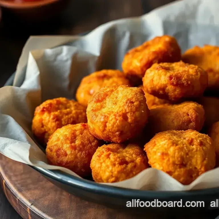 Crispy Fried Cornmeal Hush Puppies