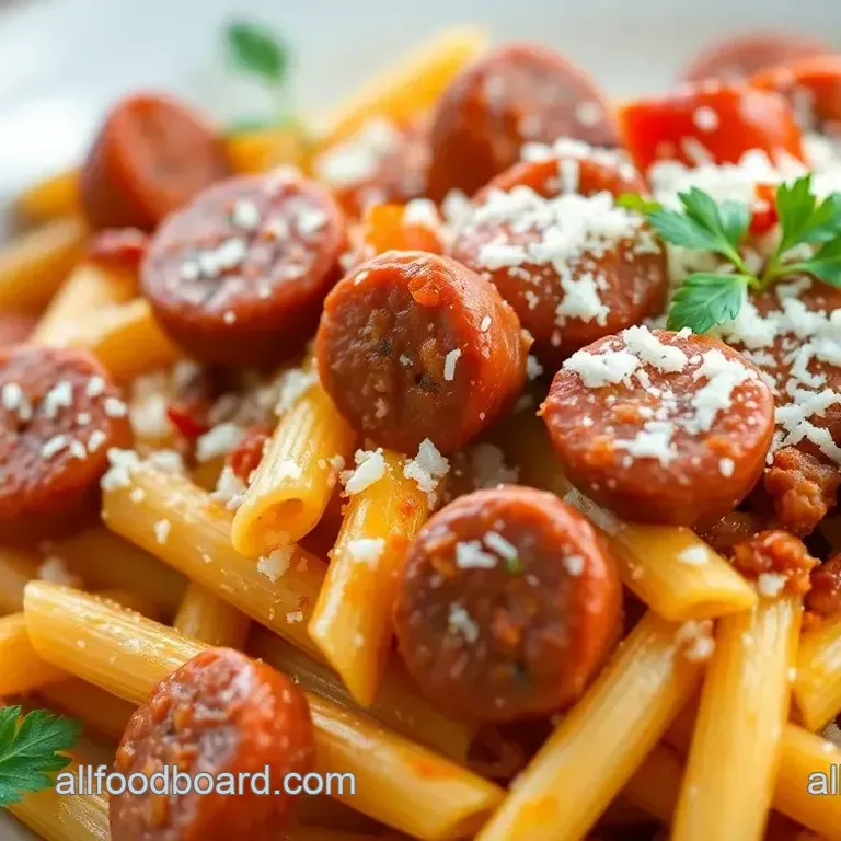 Spicy Roma Sausage Pasta