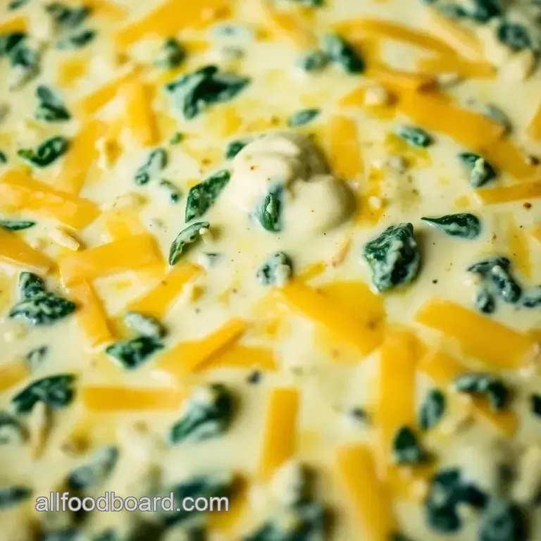 Deliciously Creamy Spinach Artichoke Dip (No Mayo!) presentation