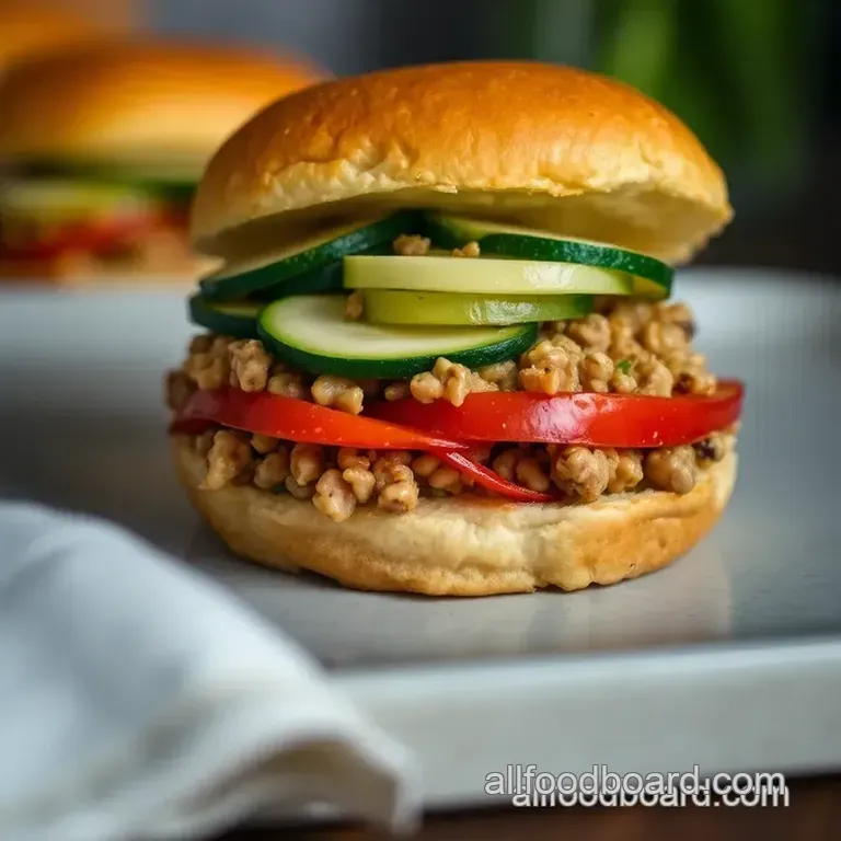 Deliciously Loaded Veggie Sliders: A Plant-Based Treat presentation