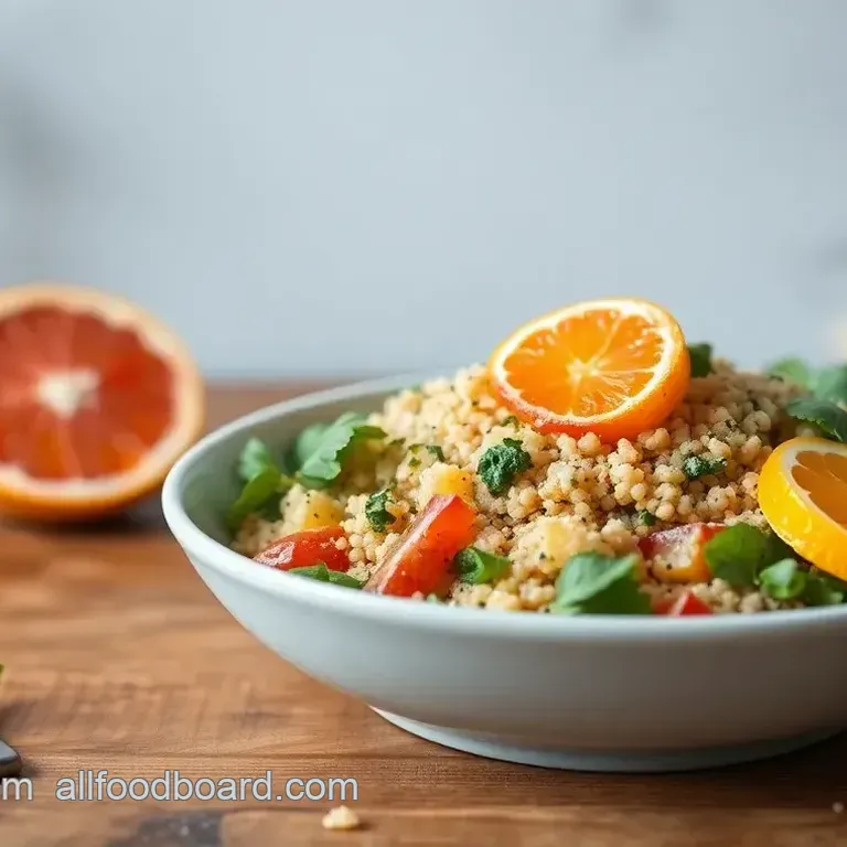 Refreshing Citrus Delight Quinoa Salad