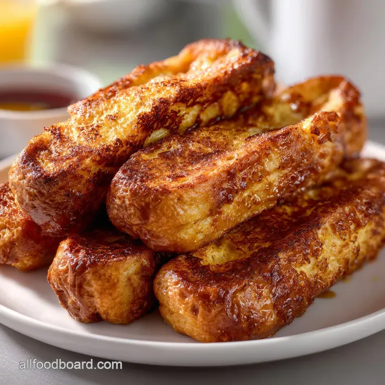 French Toast Sticks: Golden Dippable Brioche Soldiers
