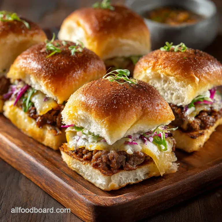 Sliders Recipes The Glorious 30Minute Cheesy Beef Pub Grub