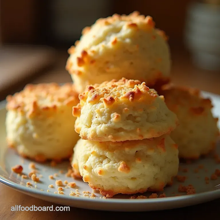 The NoFuss Flake Easy Baking Powder Biscuits presentation