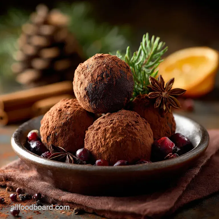 Christmas Truffles: Luxurious Dark Chocolate Brandy Ganache Recipe