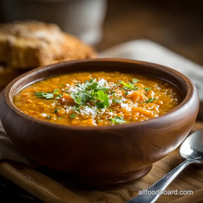 Fall Crockpot Soup: The Autumn Hug Butternut Red Lentil Recipe
