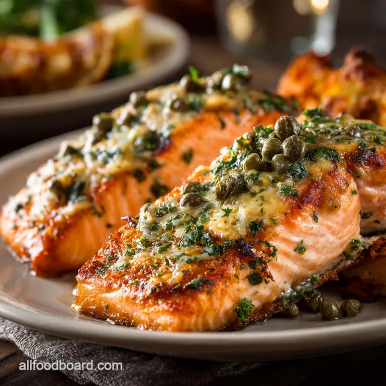 Zesty Garlic Caper Butter Salmon The 30Minute Dinner Party Hero
