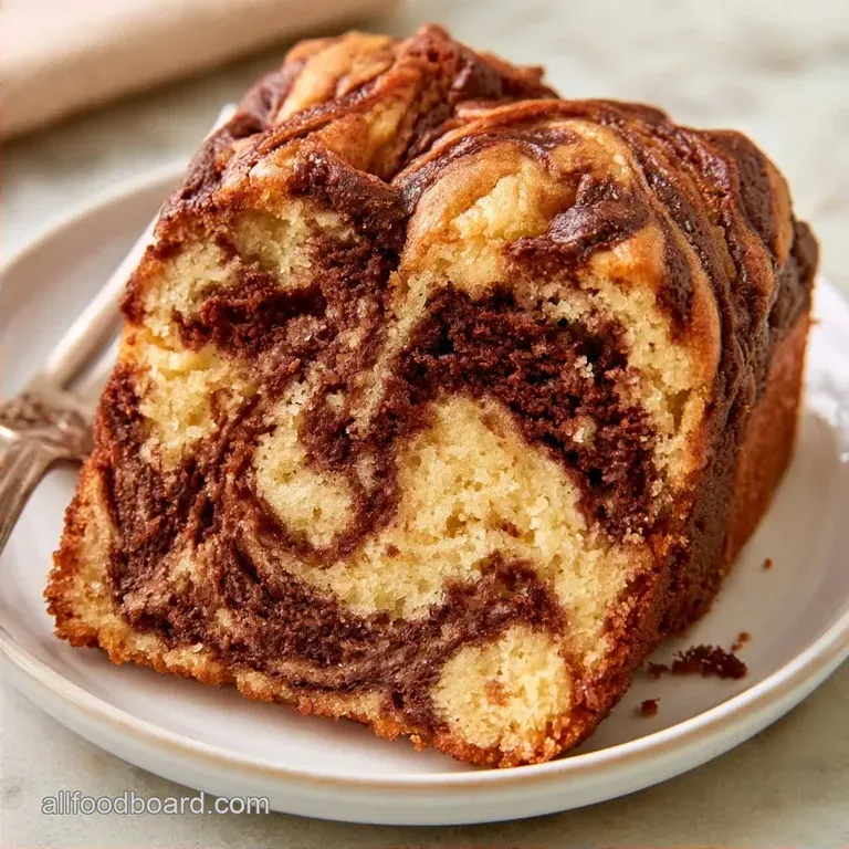 Easy German Marble Cake with Oil