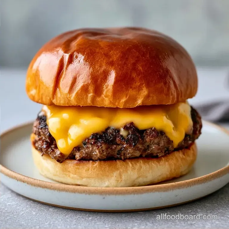 Easy Grilled Cheeseburger in 17 Minutes