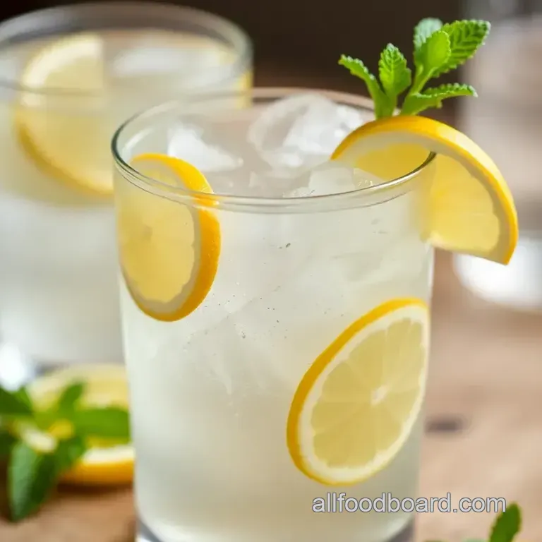 Easy Lemon San Diego Cocktail Recipe presentation