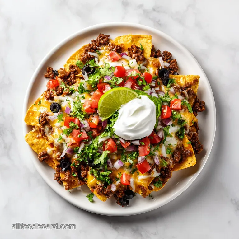 Loaded Ground Beef Nachos: Cheesy and Crispy