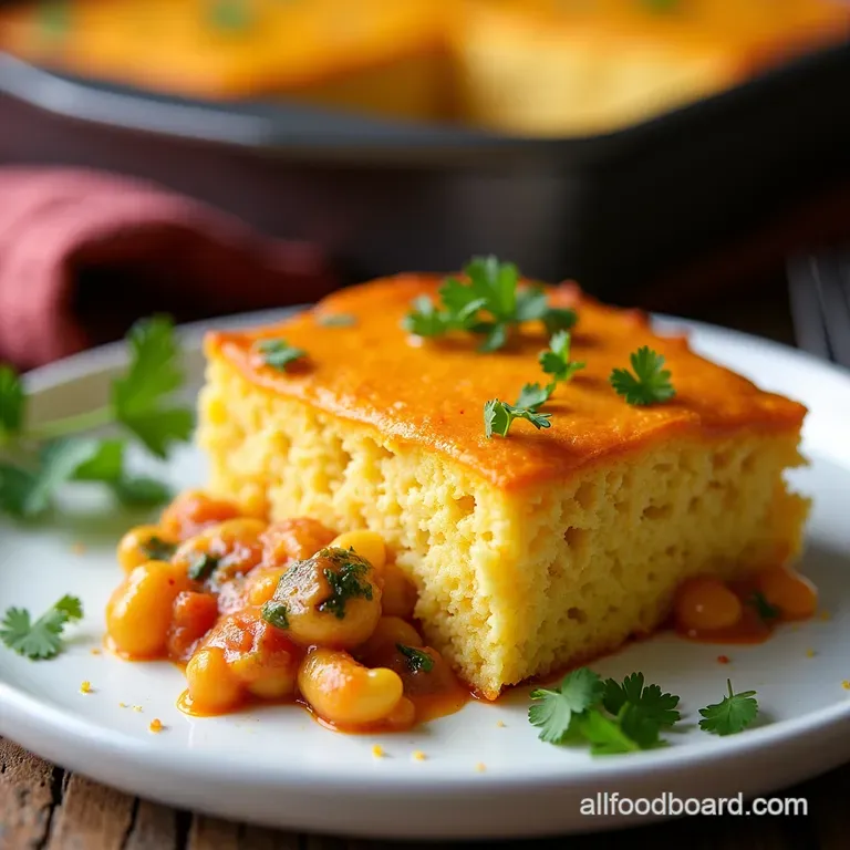The Fiesta Bake Cheesy Mexican Cornbread Casserole OnePan Wonder