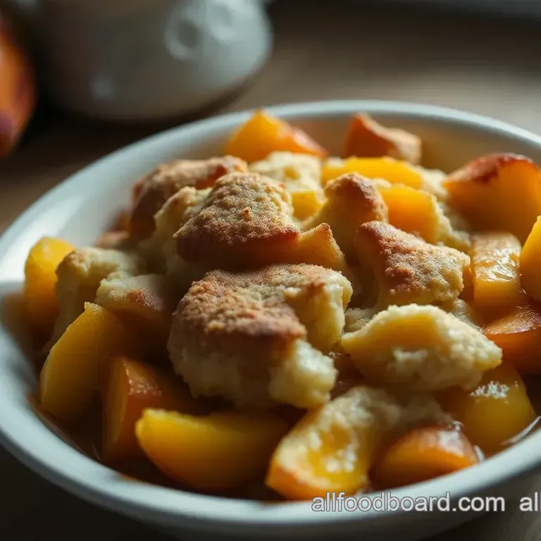 Easy Peach Cobbler: A Southern Classic with a Twist