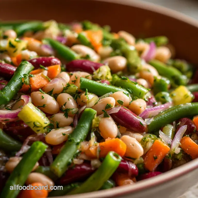 Easy Bean Salad: A Fuss-Free Classic Three-Bean Summer Side