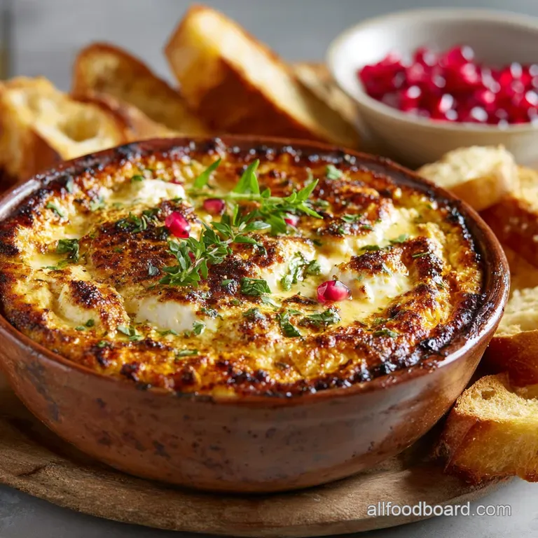 Party Dips: The Easiest Warm Baked Feta Honey Dip for a Crowd