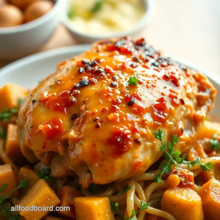 Effortless 6Ingredient Crockpot Roast Chicken presentation