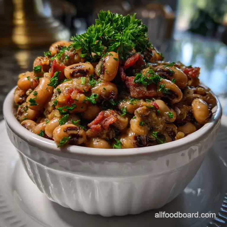 Effortless Crock Pot Black Eyed Peas | Velvety & Smoky