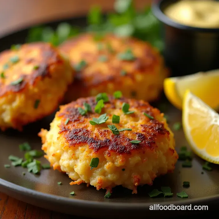 Effortless Elegance Crab Cakes with Zesty Lemon Aioli presentation