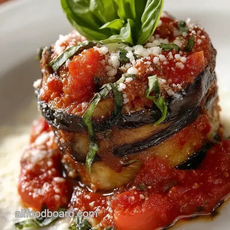 Eggplant Parmigiana Rolls: An Italian Staple Reimagined presentation