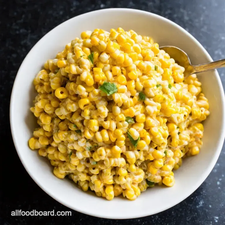 Elote Fiesta Healthy Street Corn Pasta Salad presentation