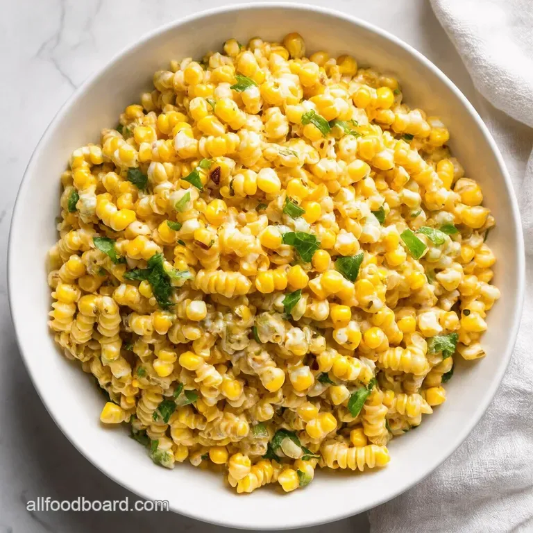 Elote Fiesta Healthy Street Corn Pasta Salad