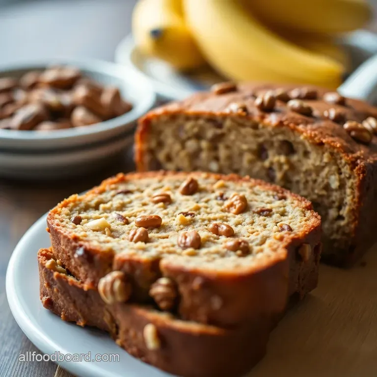 Extreme Banana Nut Bread the Crumbliest Bananaiest Bread This Side of the Pond presentation