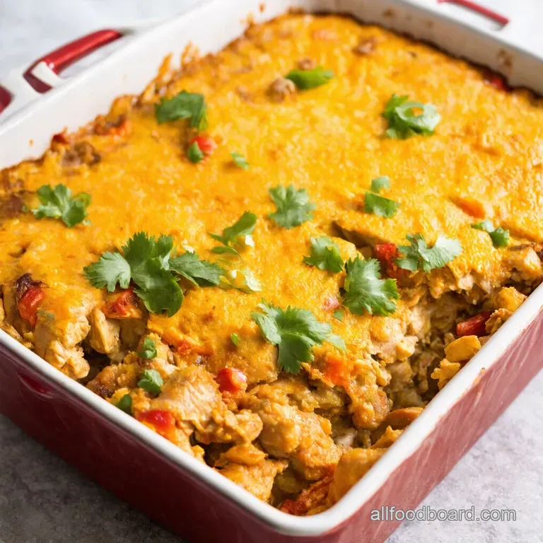 Fajita Fiesta Chicken Casserole