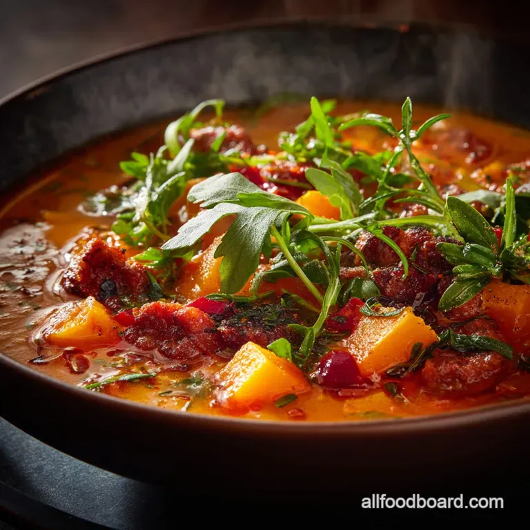 Fall Soups and Stews: the Ultimate Butternut and Chorizo Lentil Supper presentation