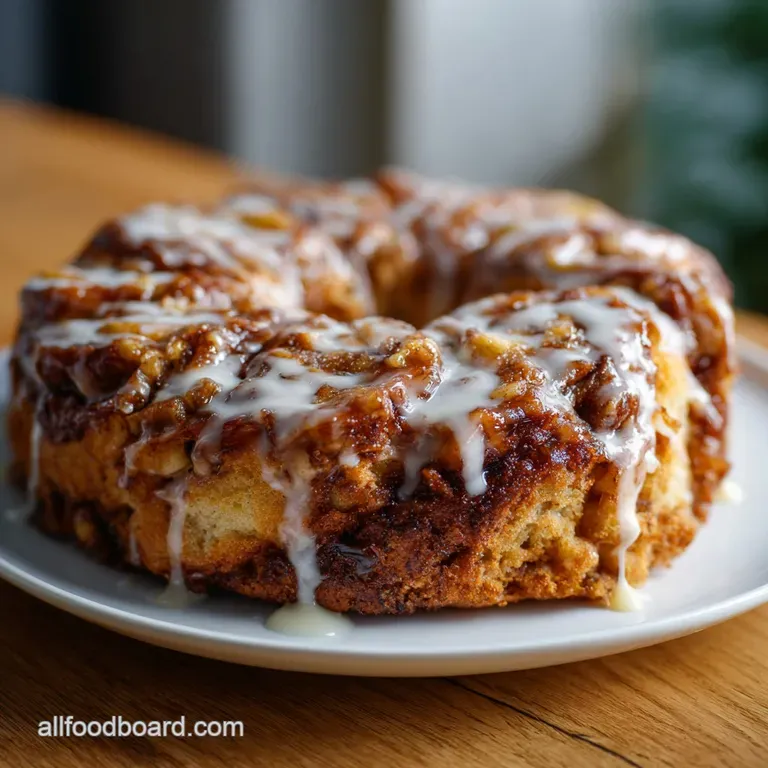 The Great British Farmhouse Apple Cake Recipe presentation